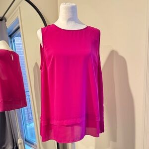 Vince Camuto Layered Sleeveless Blouse
